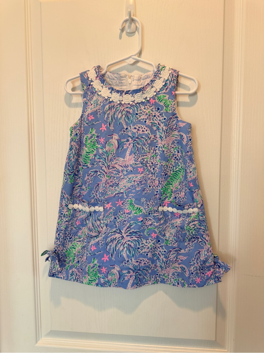 Lilly Pulitzer Toddler Girls Shift Dress Size 3 The Turtle Package Lavender